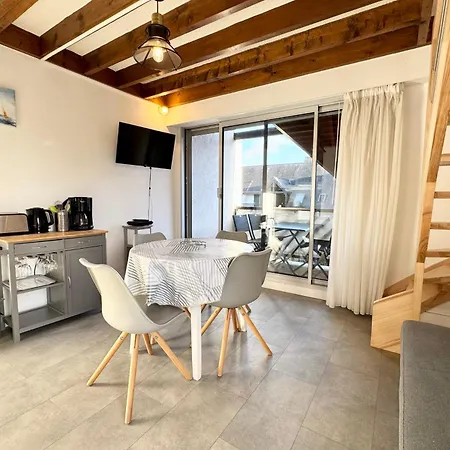 Joli Duplex Cocooning A 2 Pas Du Port Appartement Locmariaquer Buitenkant foto